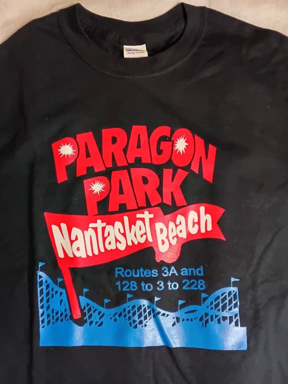Paragon Park Nantasket Beach T-Shirt Small Hull Massachusetts Amusement Park
